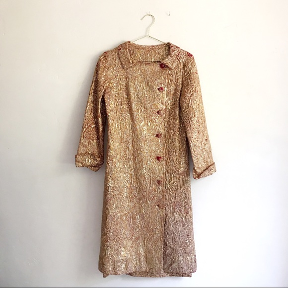 vintage brocade dress